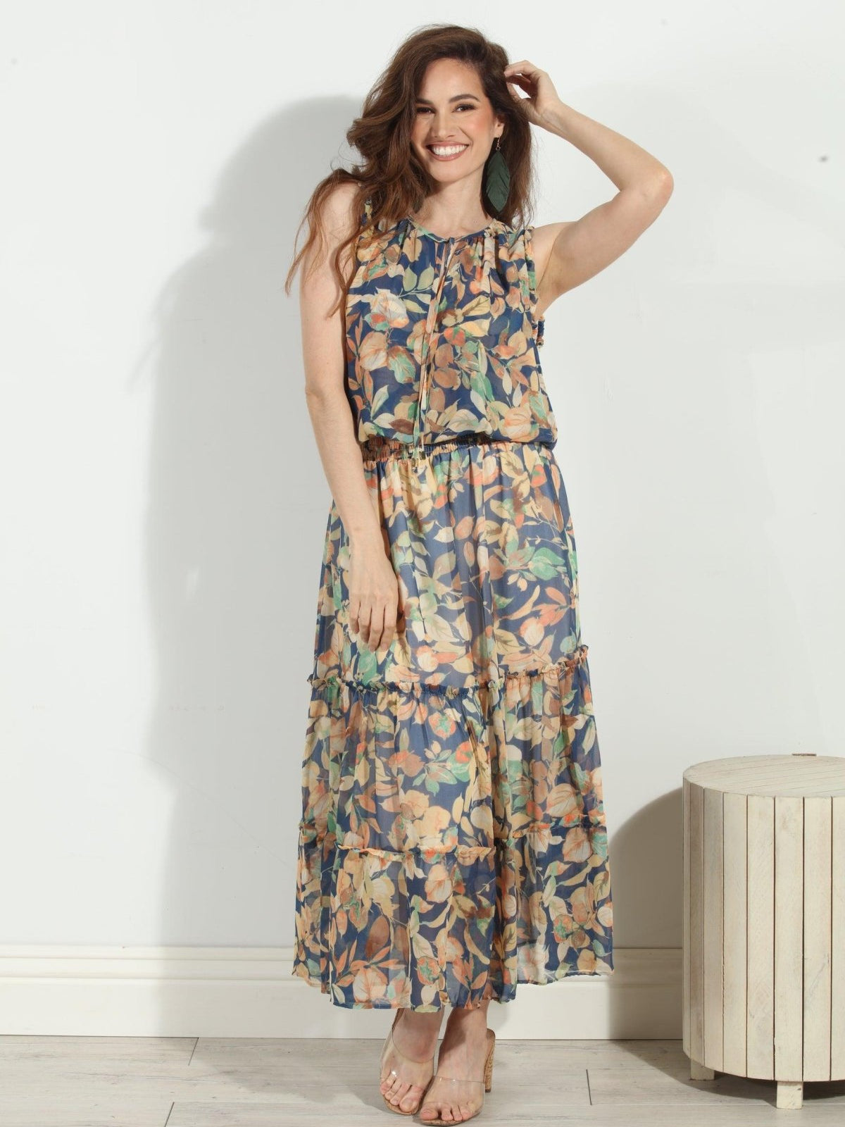 Haisley Smocked Midi Dress-FINAL SALE