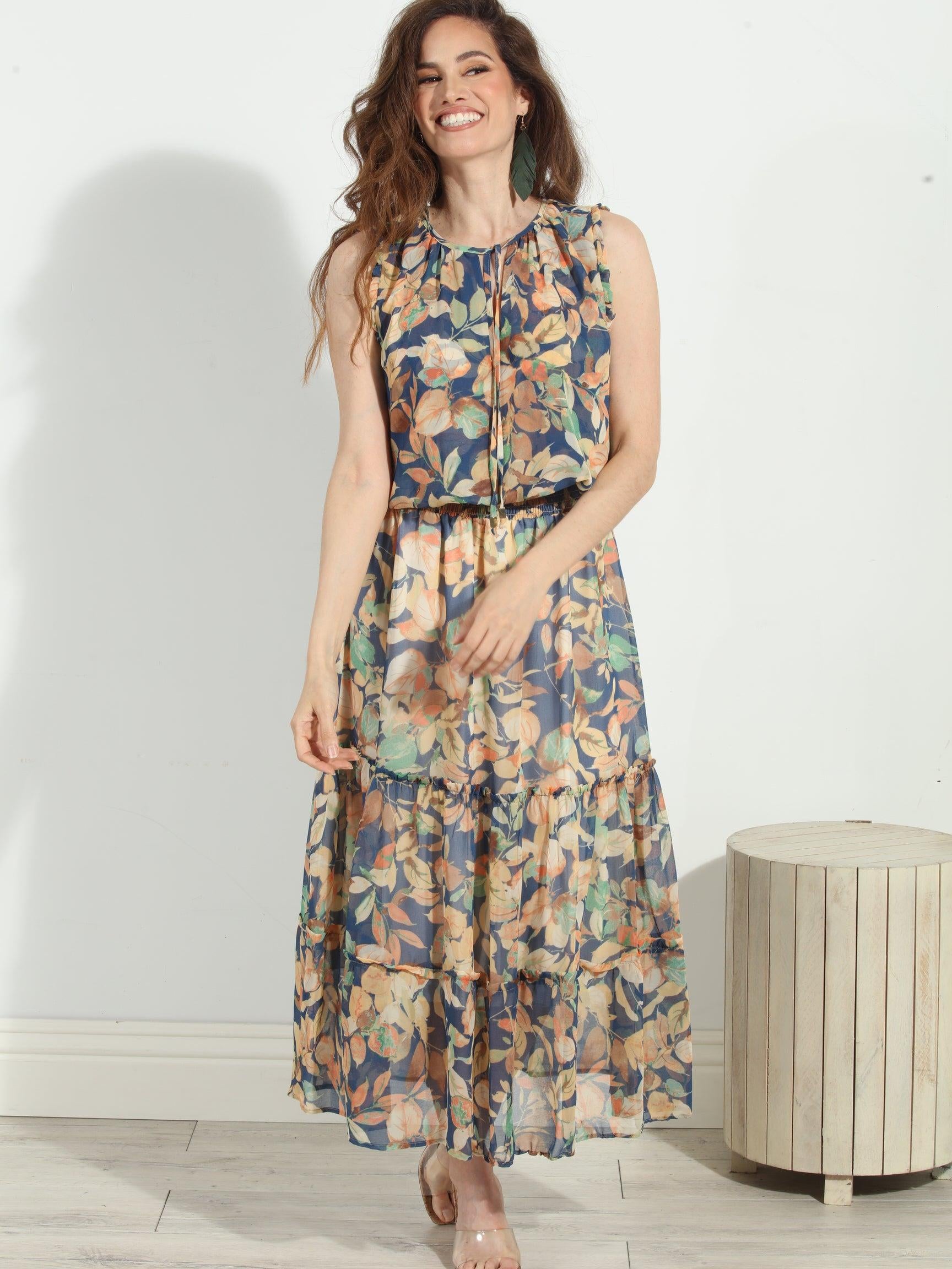 Haisley Smocked Midi Dress-FINAL SALE