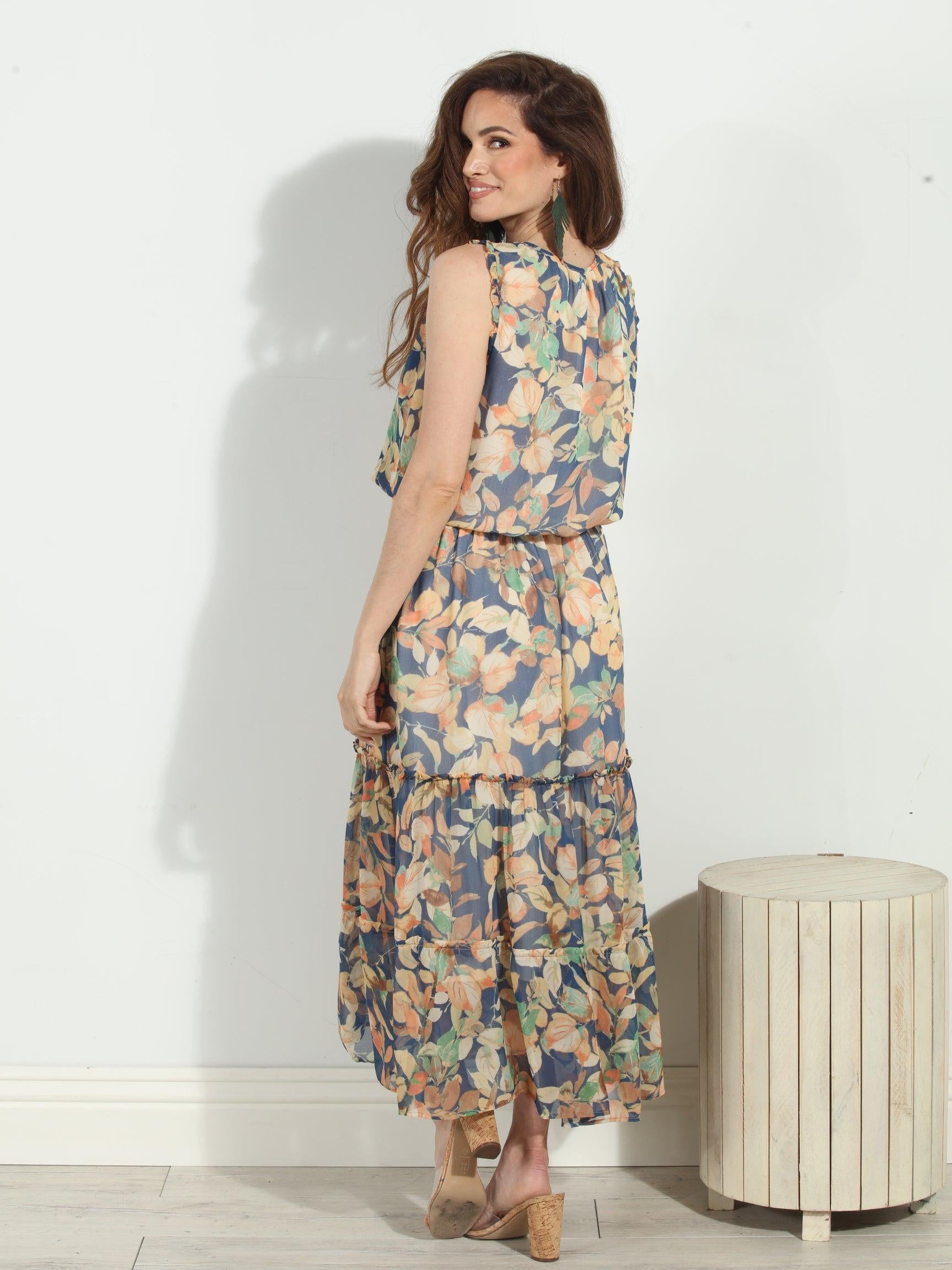 Haisley Smocked Midi Dress-FINAL SALE