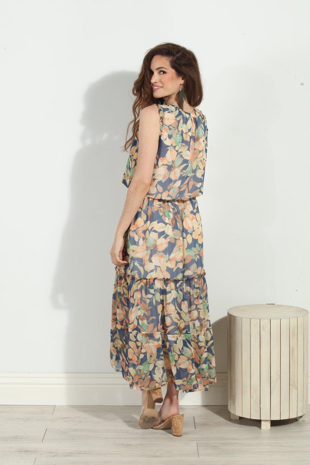 Haisley Smocked Midi Dress-FINAL SALE