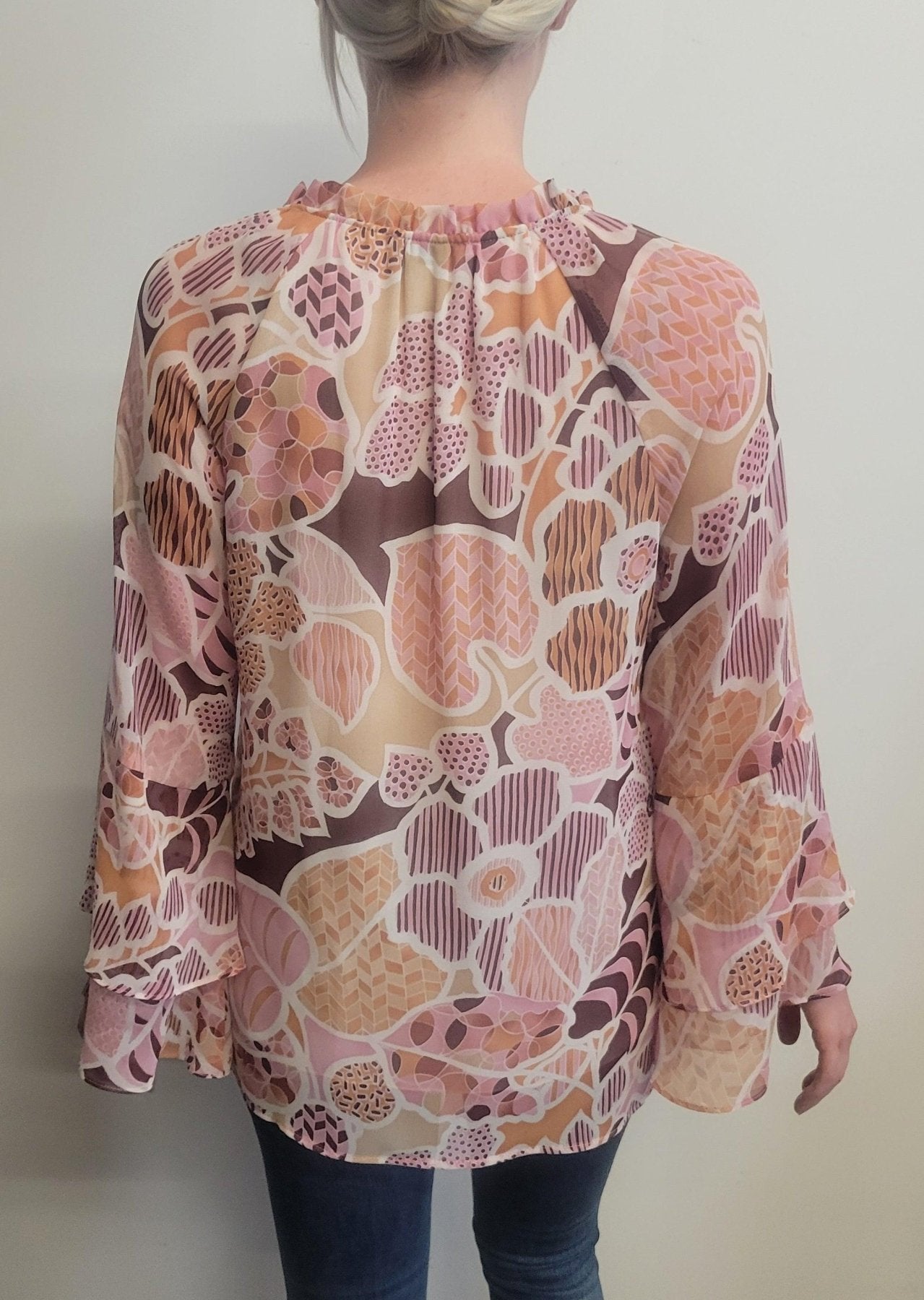 Fleur Flare Boho Sleeve Top - FINAL SALE