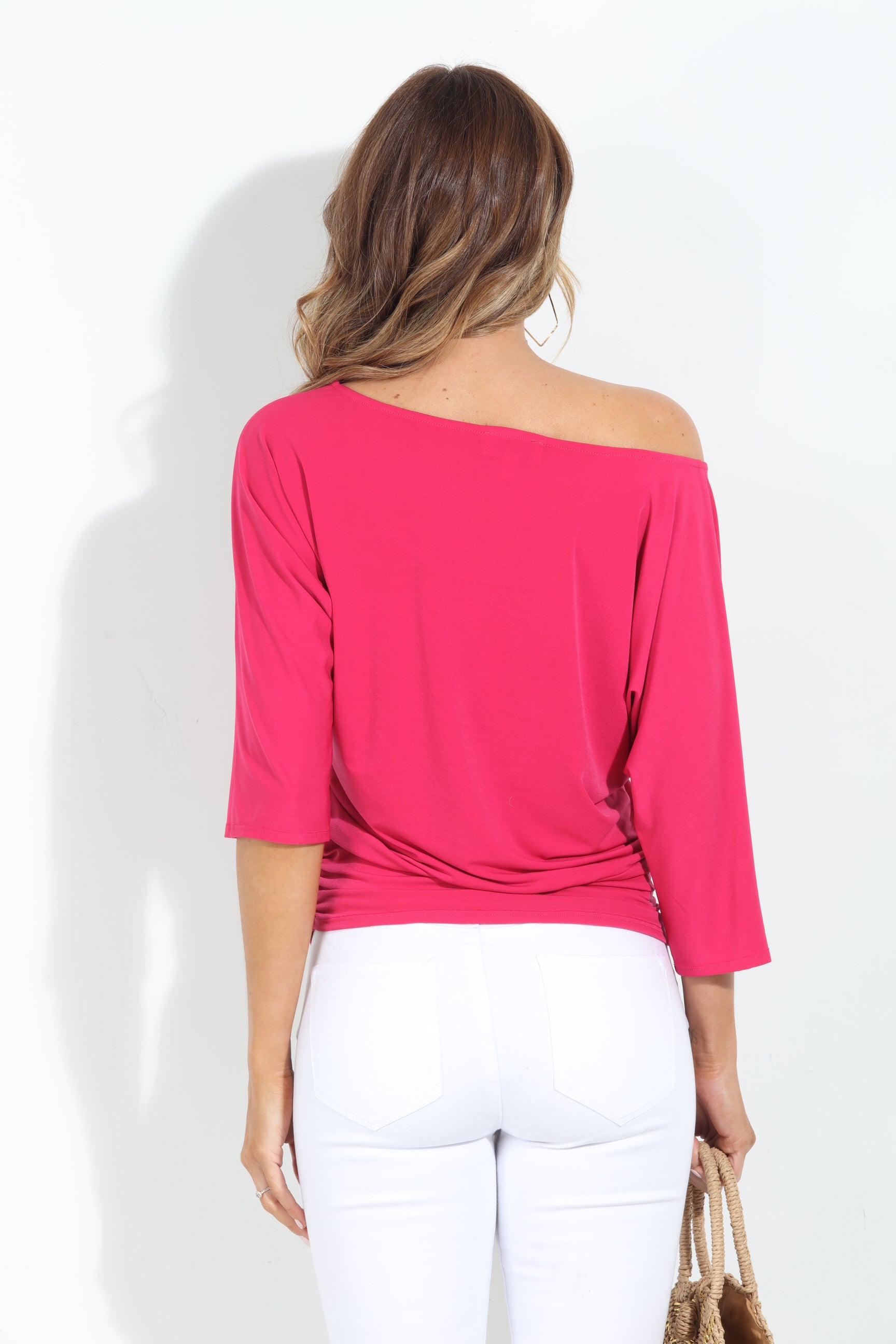 Guava Shirred Waist Top-BEST SELLER