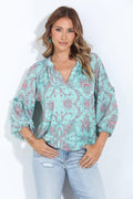 Bella Ruffle Sleeve Blouse-BEST SELLER