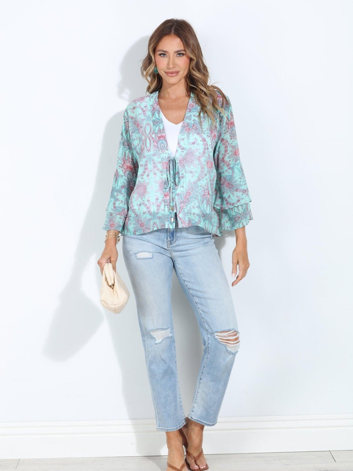 Bella Boho Chiffon Jacket-BEST SELLER