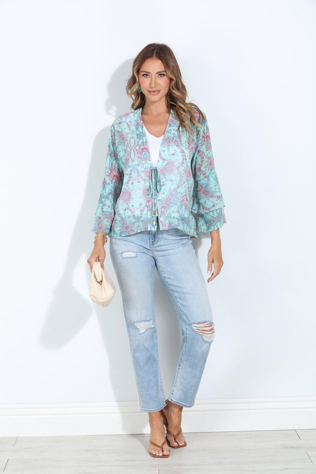 Bella Boho Chiffon Jacket-BEST SELLER