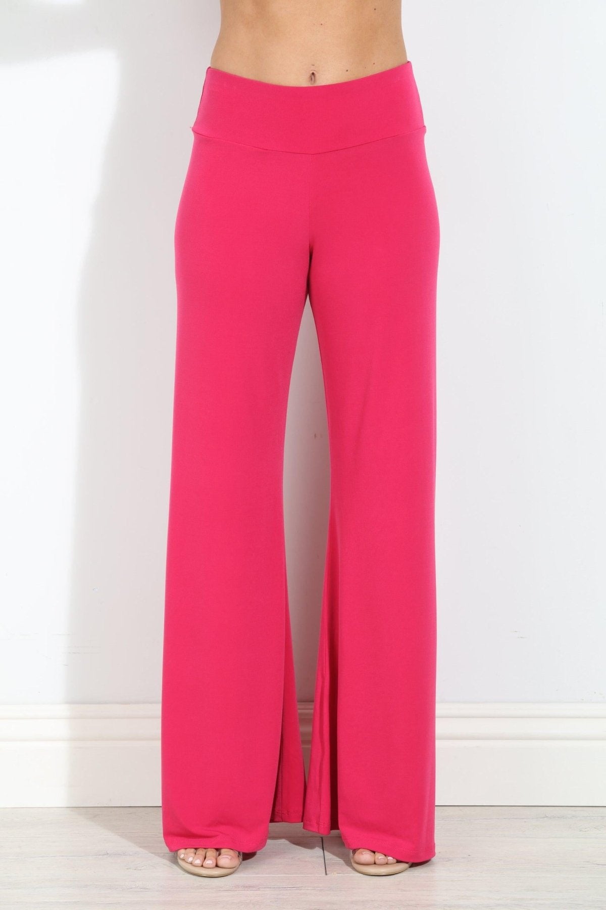 Guava Stretch Wide Leg Pants-FINAL SALE