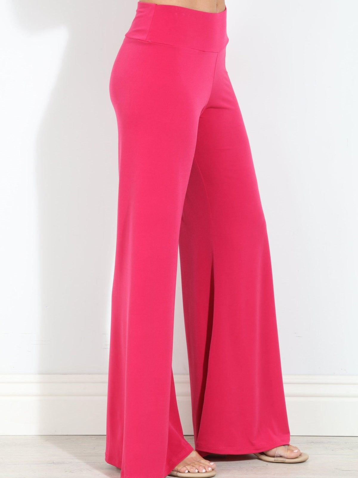 Guava Stretch Wide Leg Pants-BEST SELLER