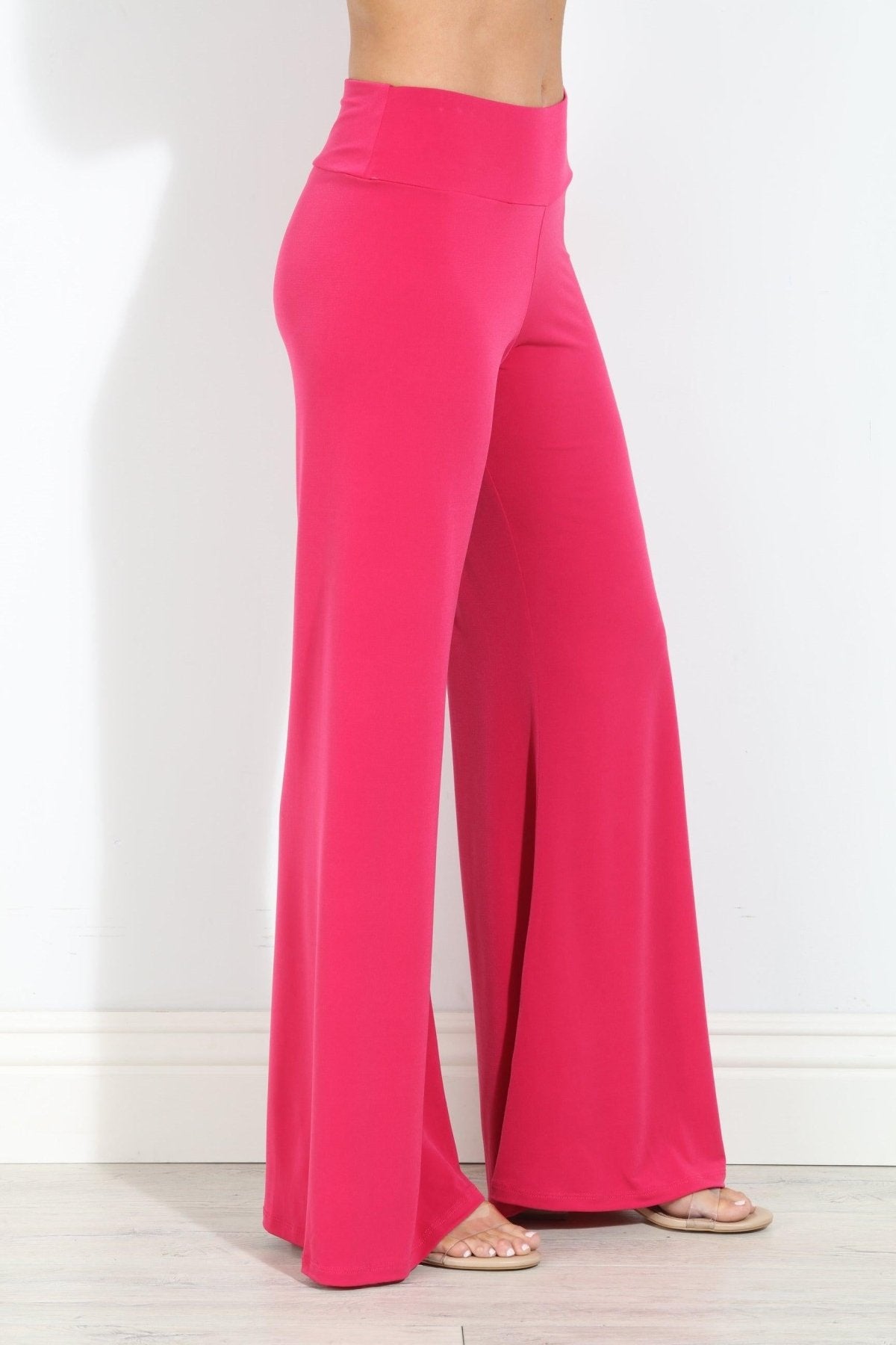 Guava Stretch Wide Leg Pants-FINAL SALE