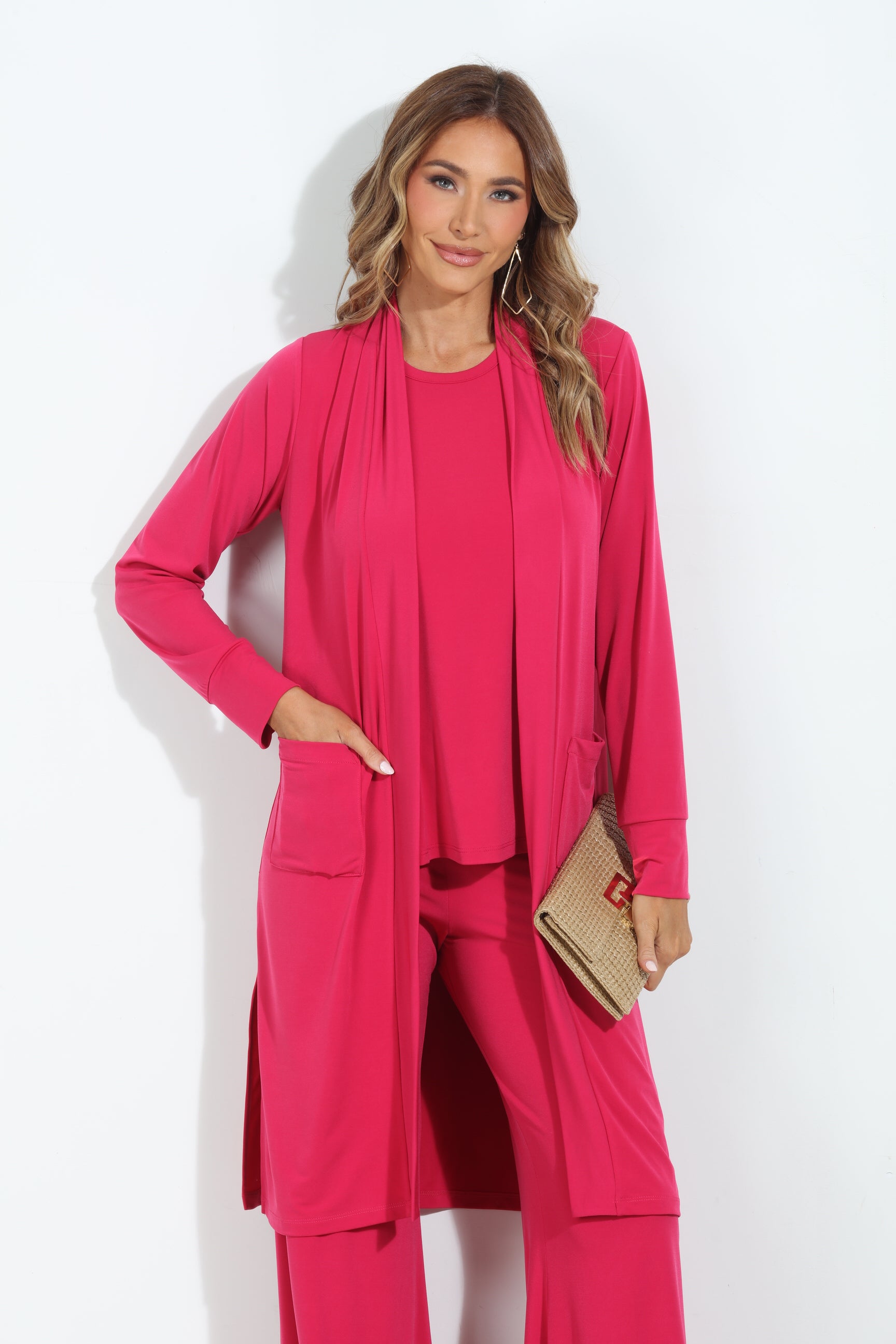 Guava Relaxed Lux Cardigan-BEST SELLER