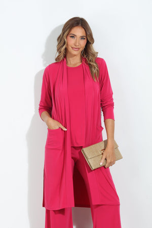 Guava Relaxed Lux Cardigan-BEST SELLER
