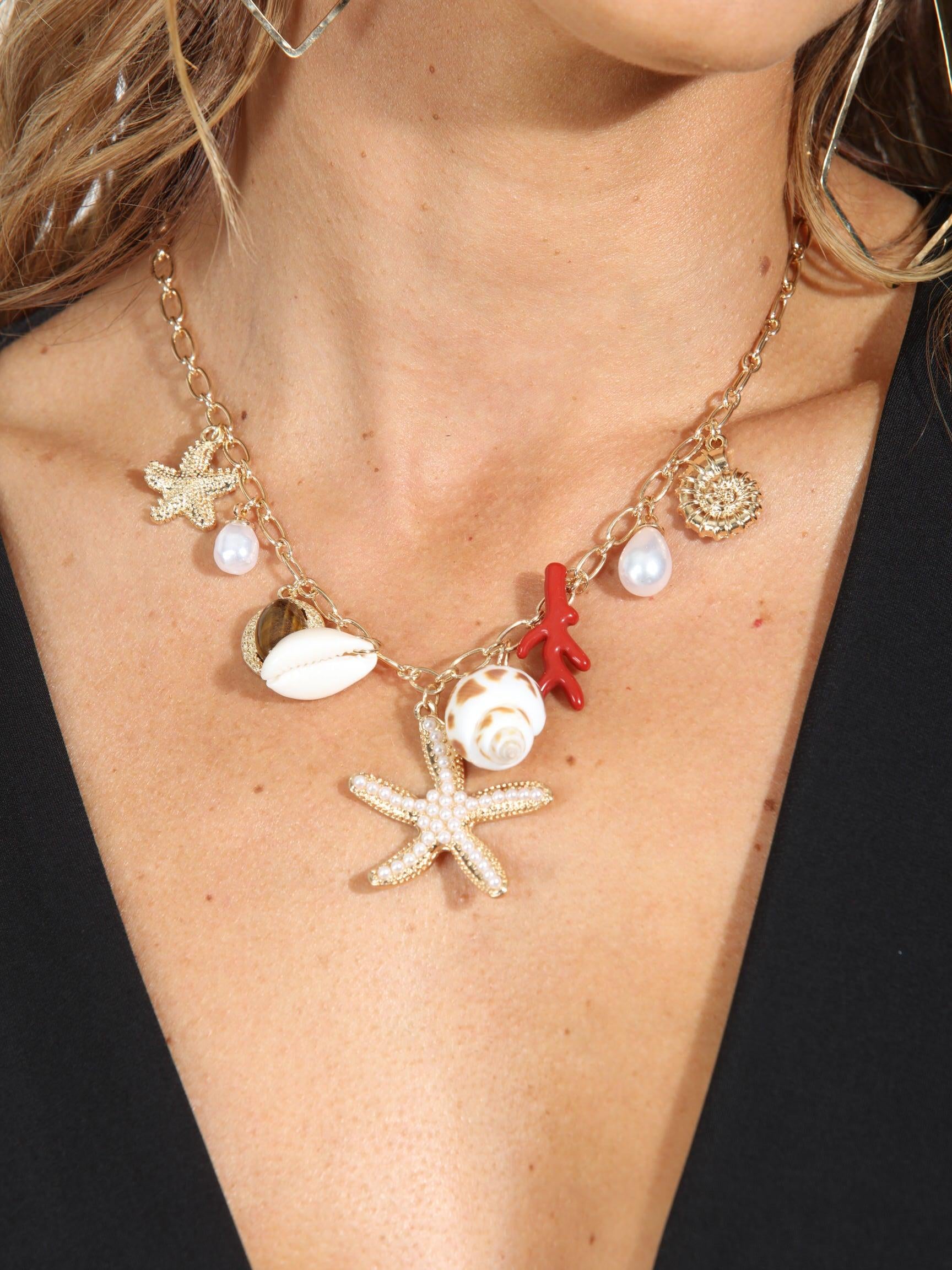 Sunset Shell Necklace