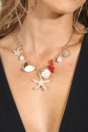 Sunset Shell Necklace