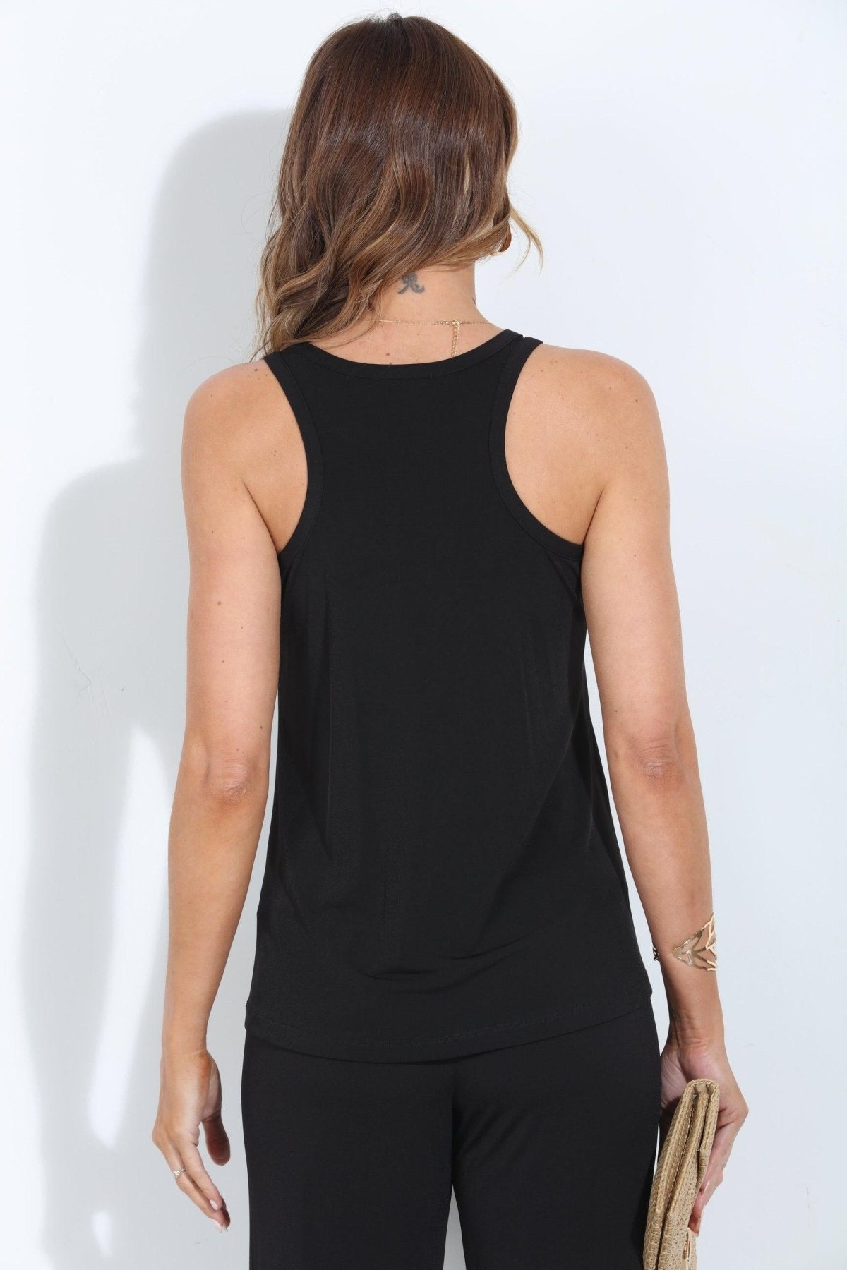 Black Stretch Swing Tank-Best Seller