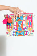 Jolene Boho Multicolor Clutch