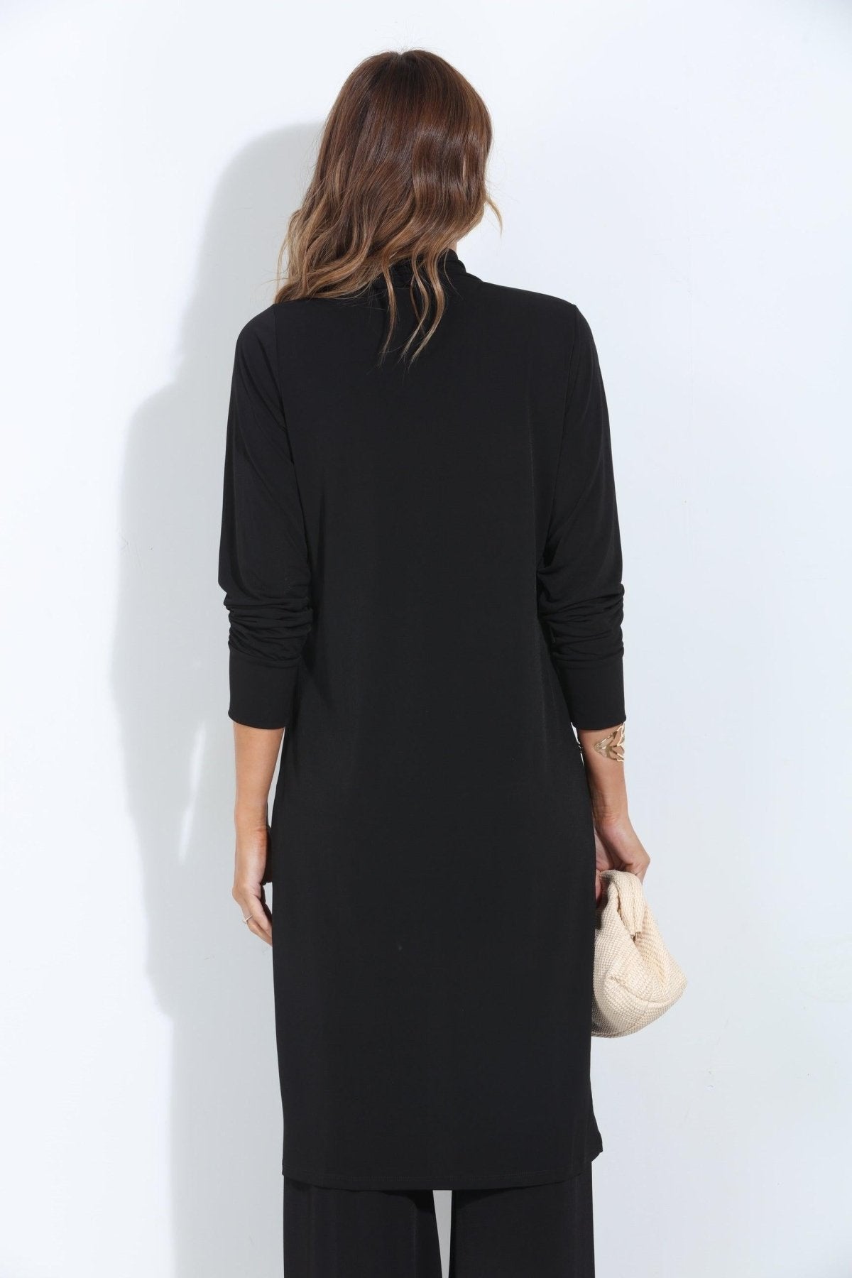 Black Relaxed Lux Cardigan-BEST SELLER