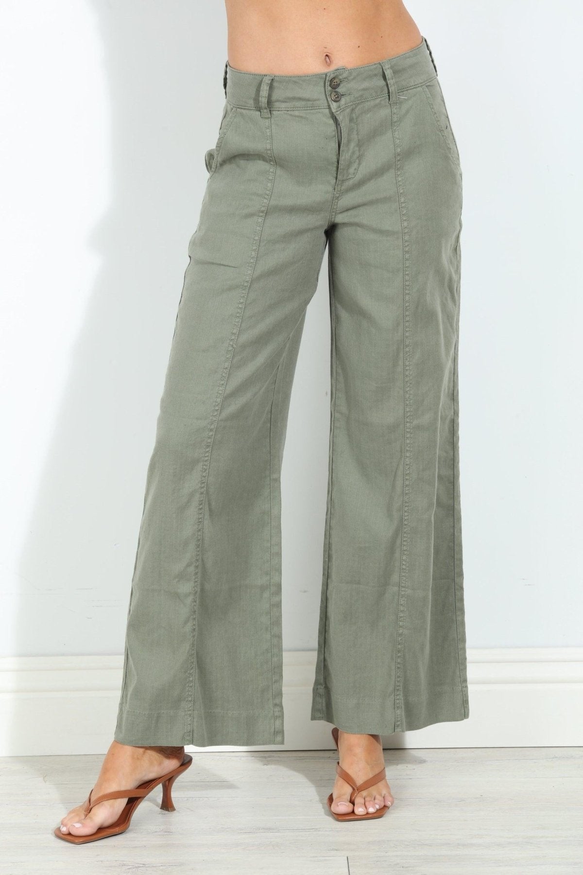 Level 99 Refre Wide Leg Cargo Pants-BEST SELLER