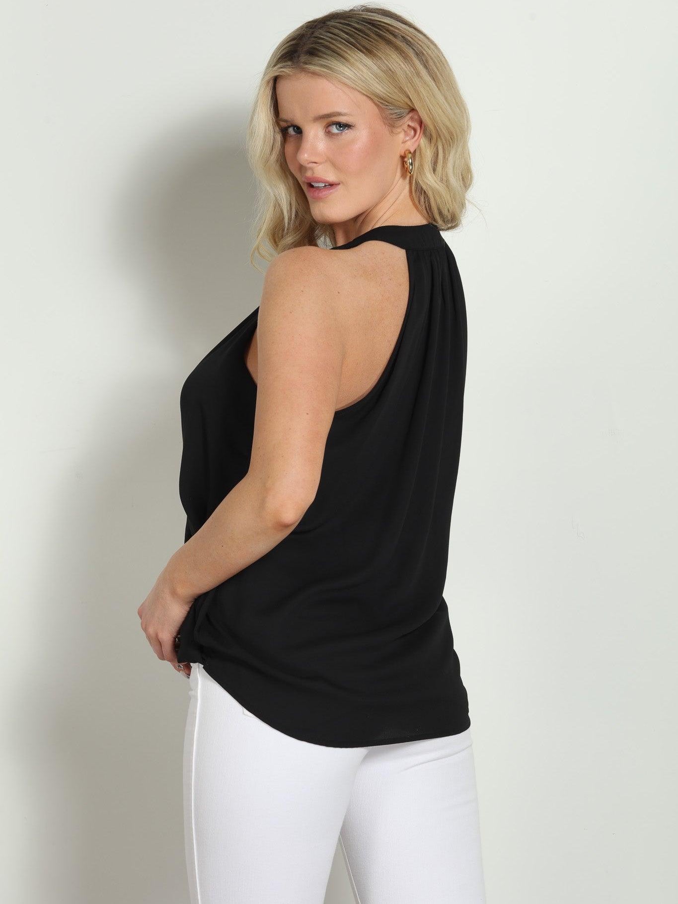 Onyx Surplice Tank-BEST SELLER