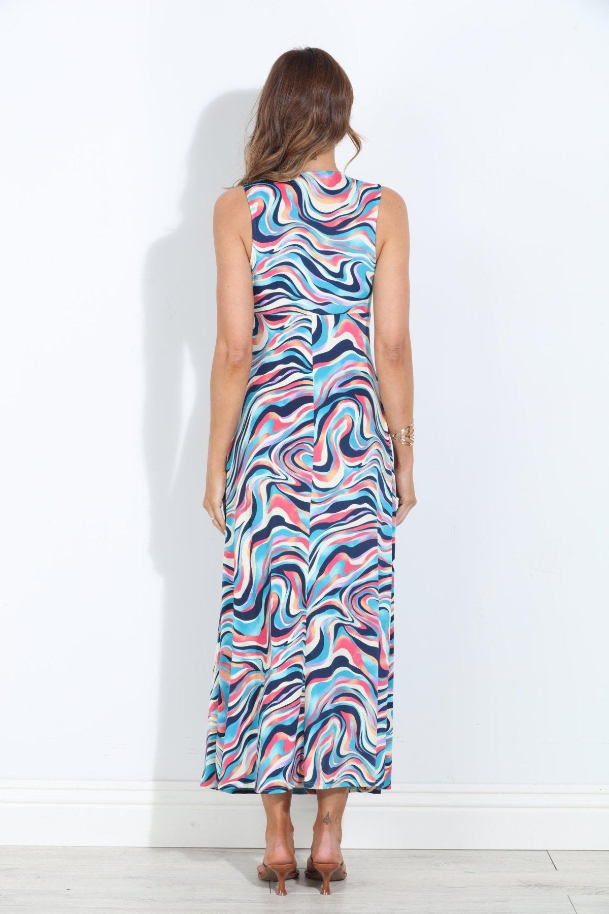 Silvia Twist Maxi Dress-FINAL SALE