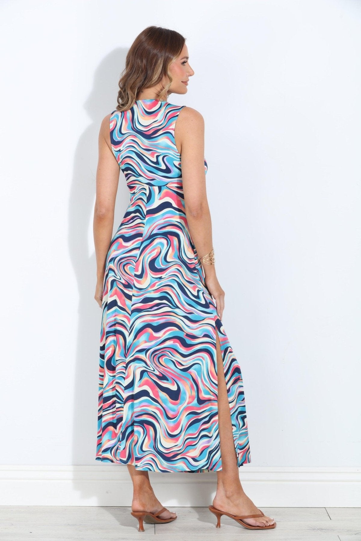 Silvia Twist Maxi Dress-FINAL SALE