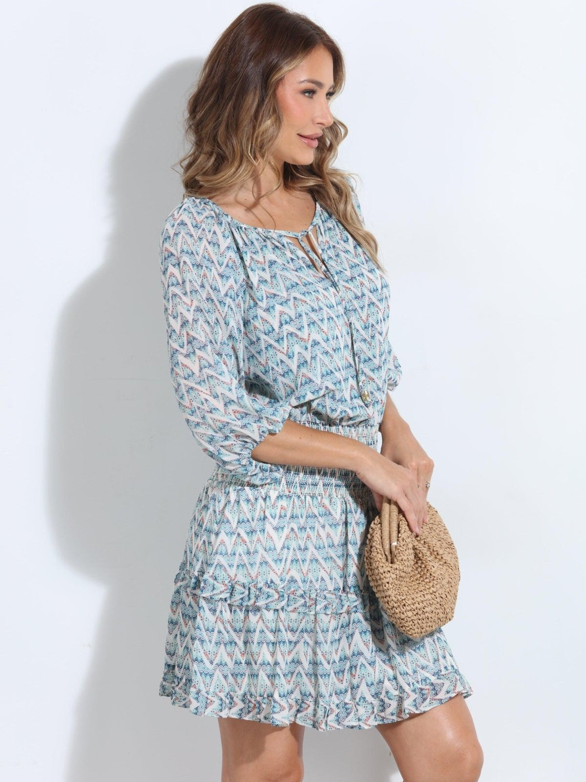 Agnes Smocked Ruffle Dress