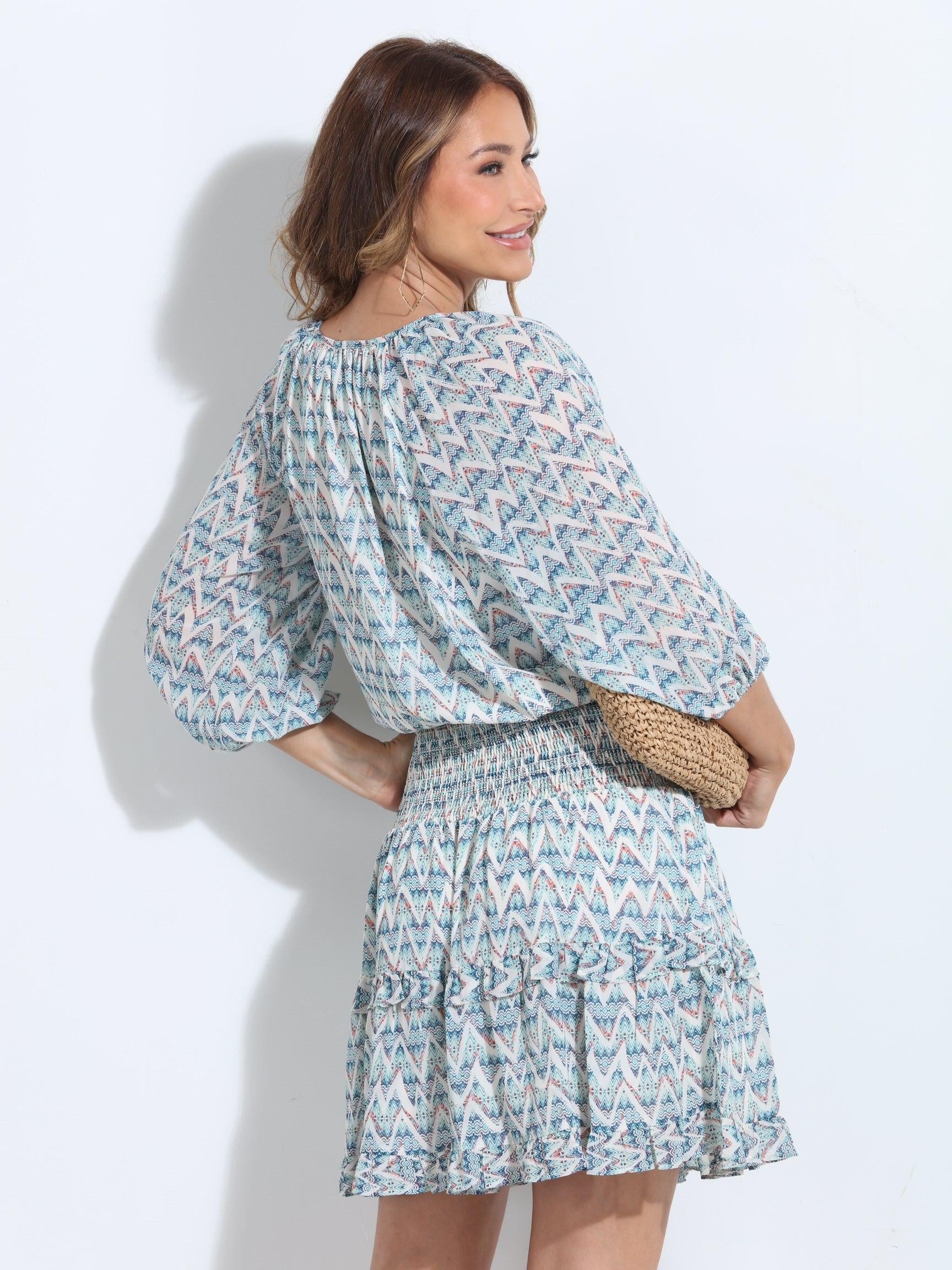 Agnes Smocked Ruffle Dress