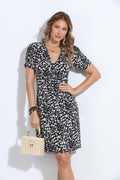 Macyn V-Neck Shirred Dress-FINAL SALE