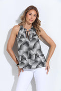 Veda Pleated Neck Halter Blouse-FINAL SALE