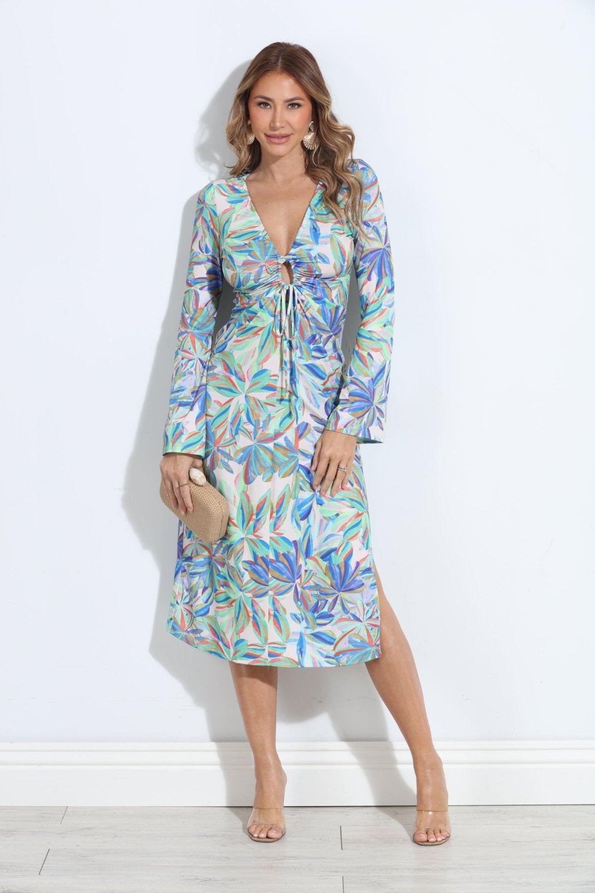 Leighton Bell Keyhole Dress-FINAL SALE