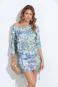 Leighton Shirred Skirt Tunic Dress-FINAL SALE