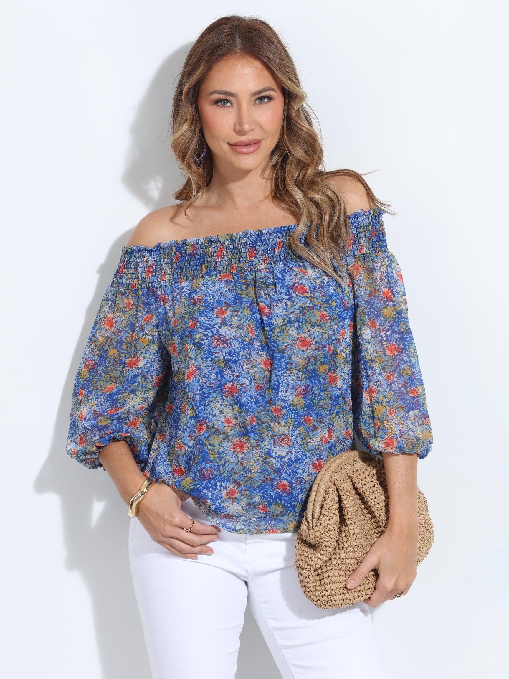 Elba OTS Blouse