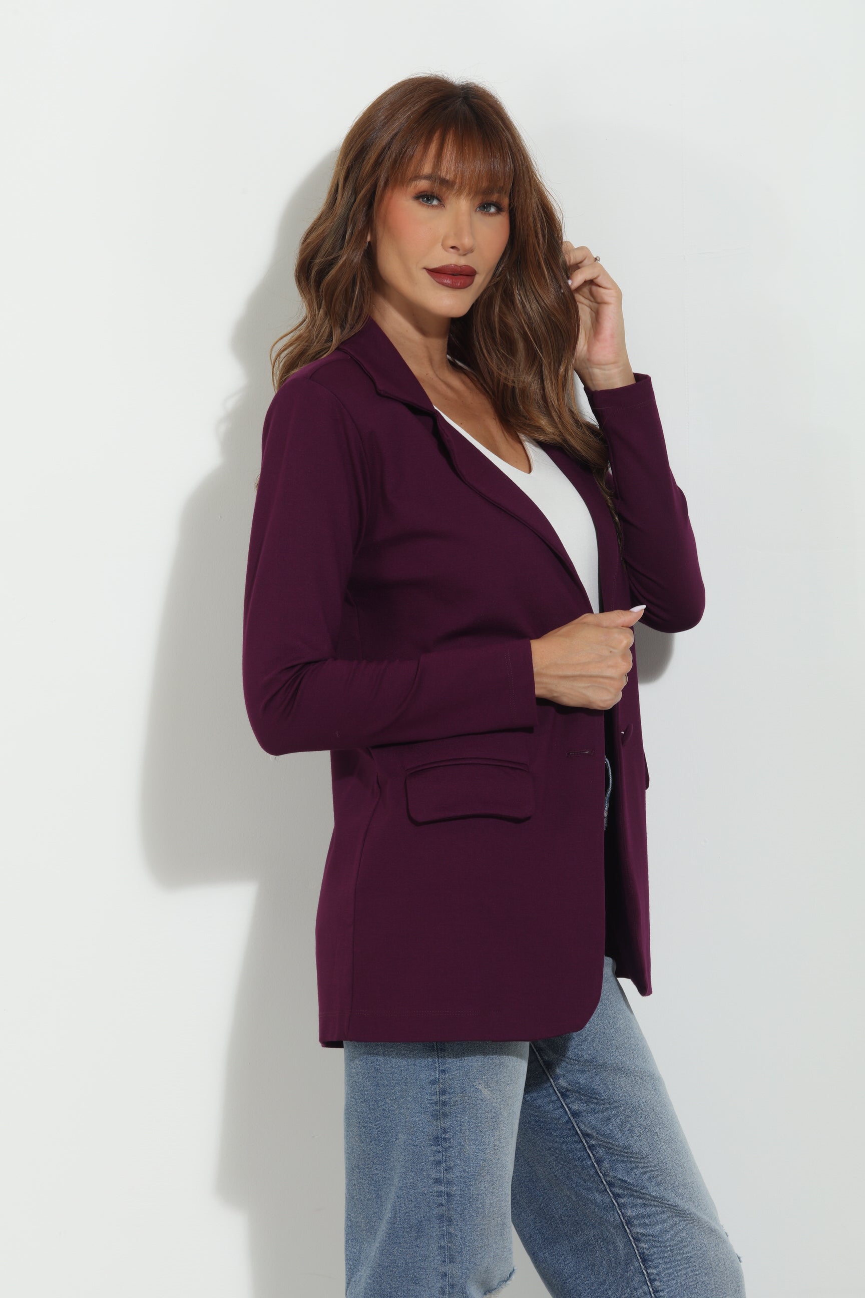 Plum Boyfriend Ponti Blazer -BEST SELLER