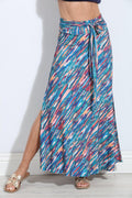 Cortni Tie Front Maxi Skirt-FINAL SALE