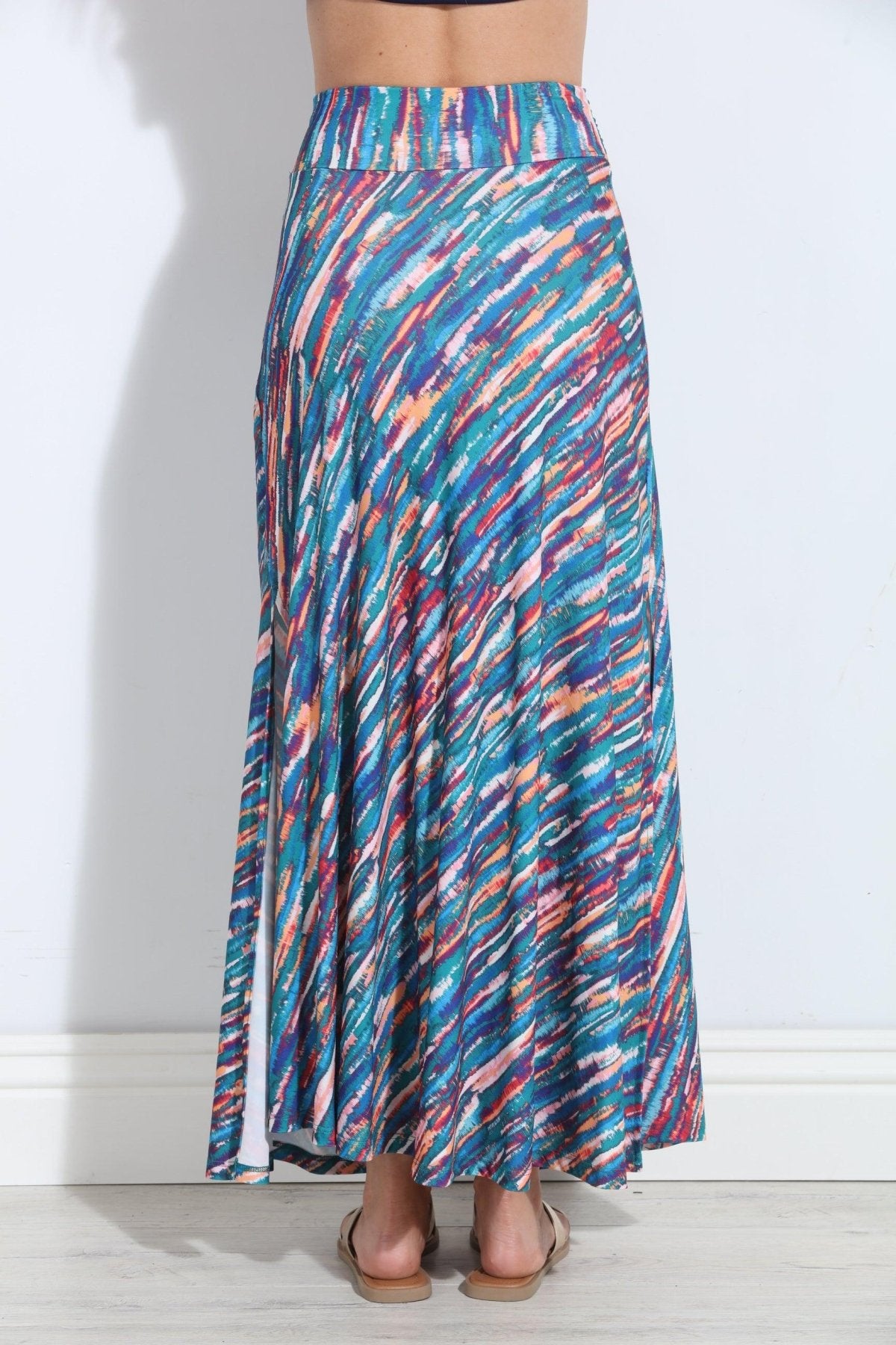 Cortni Tie Front Maxi Skirt-FINAL SALE