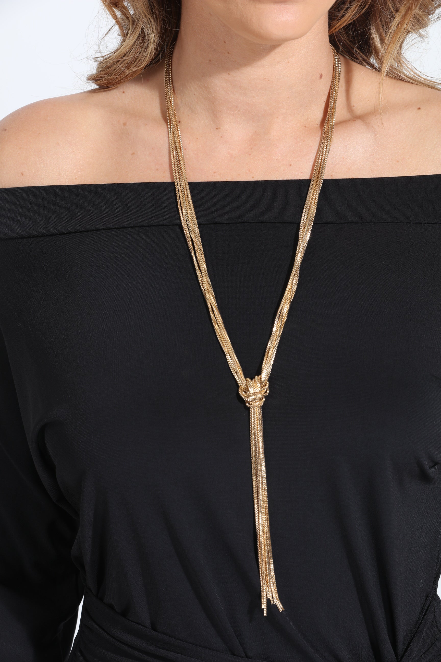 Motley Lariat Statement Necklace