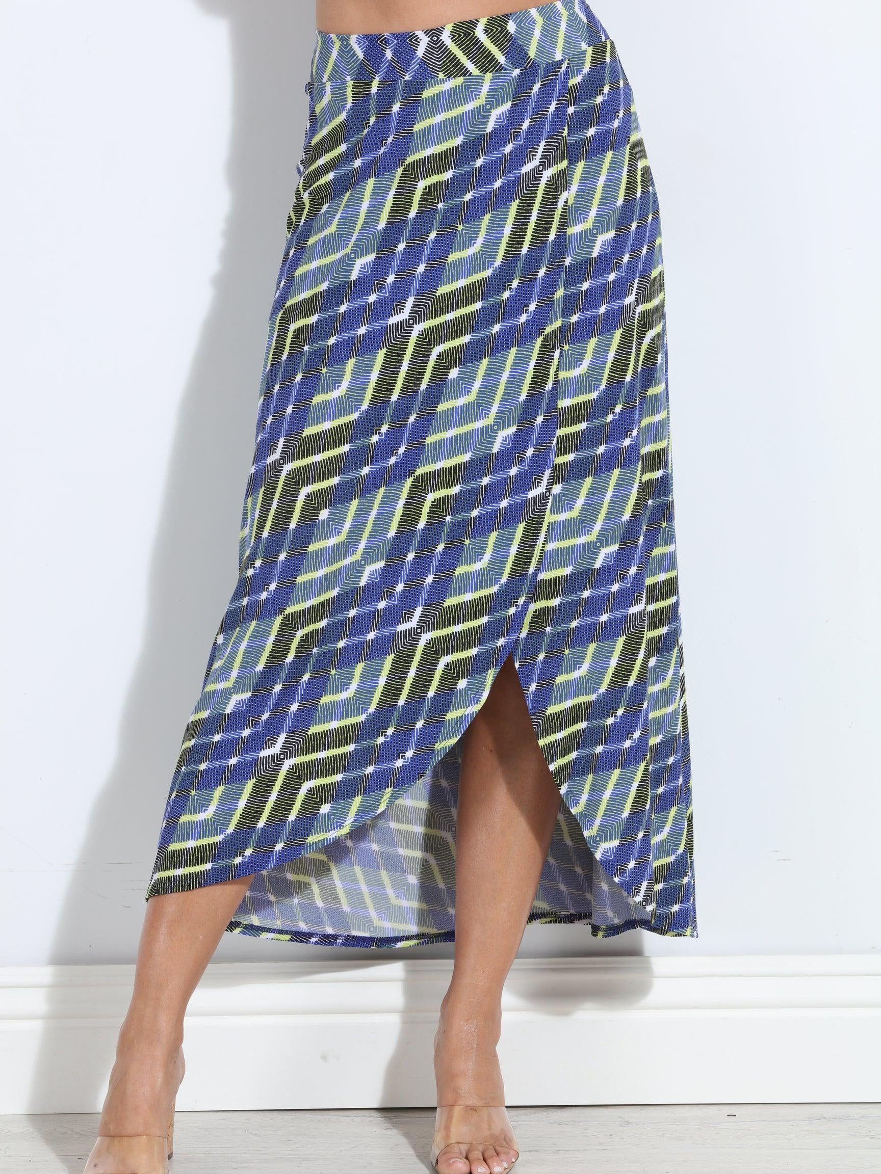 Cedric Faux Wrap Maxi Skirt-FINAL SALE