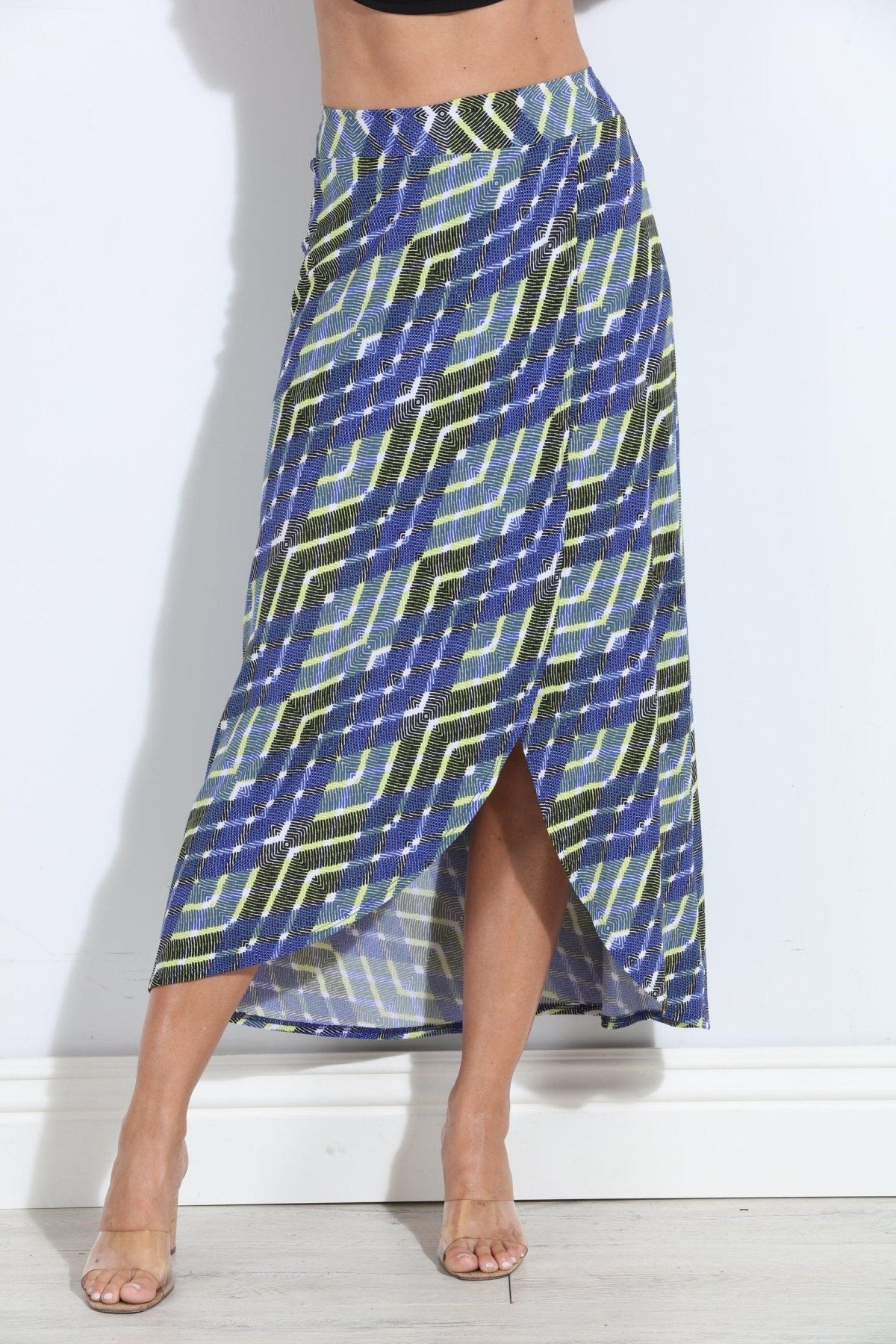 Cedric Faux Wrap Maxi Skirt-FINAL SALE