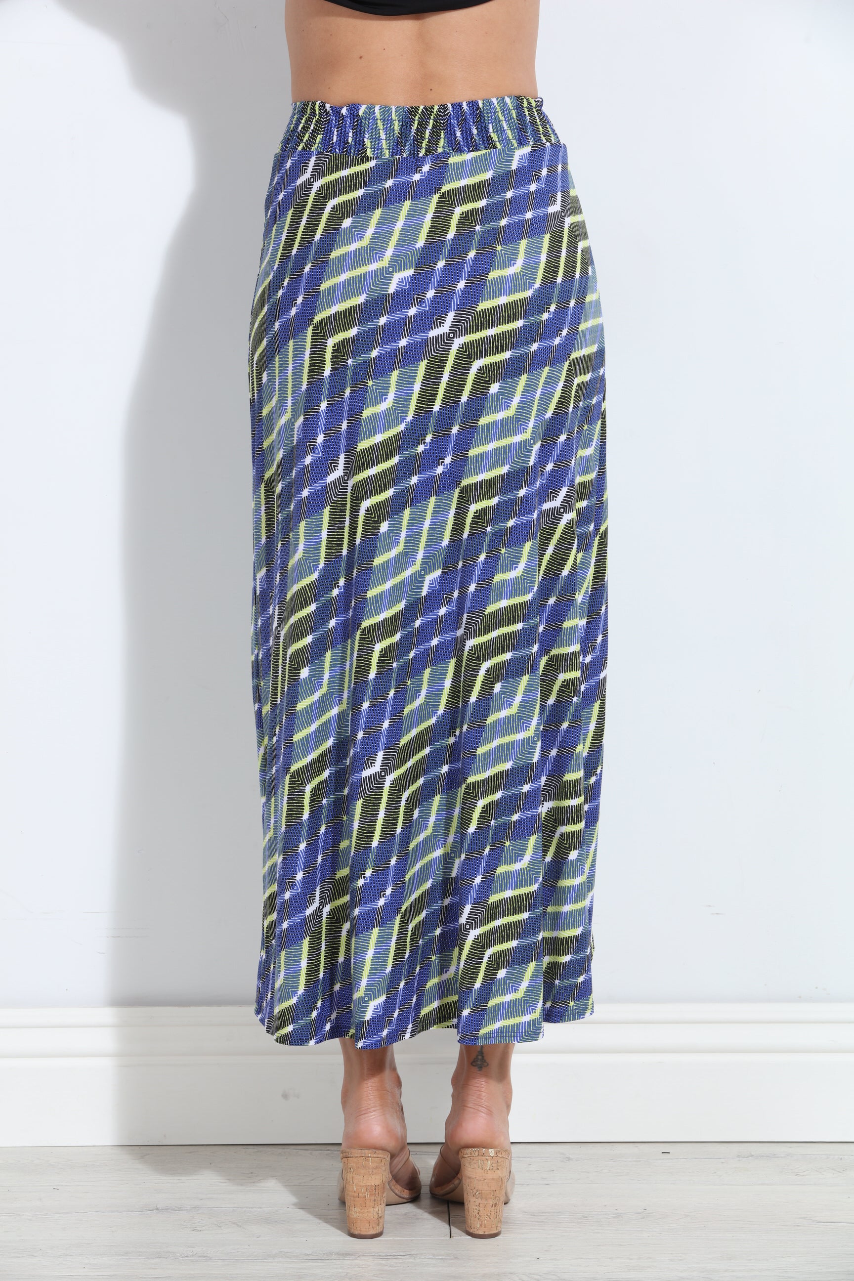 Cedric Faux Wrap Maxi Maxi Skirt