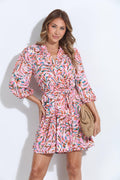 Lola Politan Shirt Dress with Belt-FINAL SALE