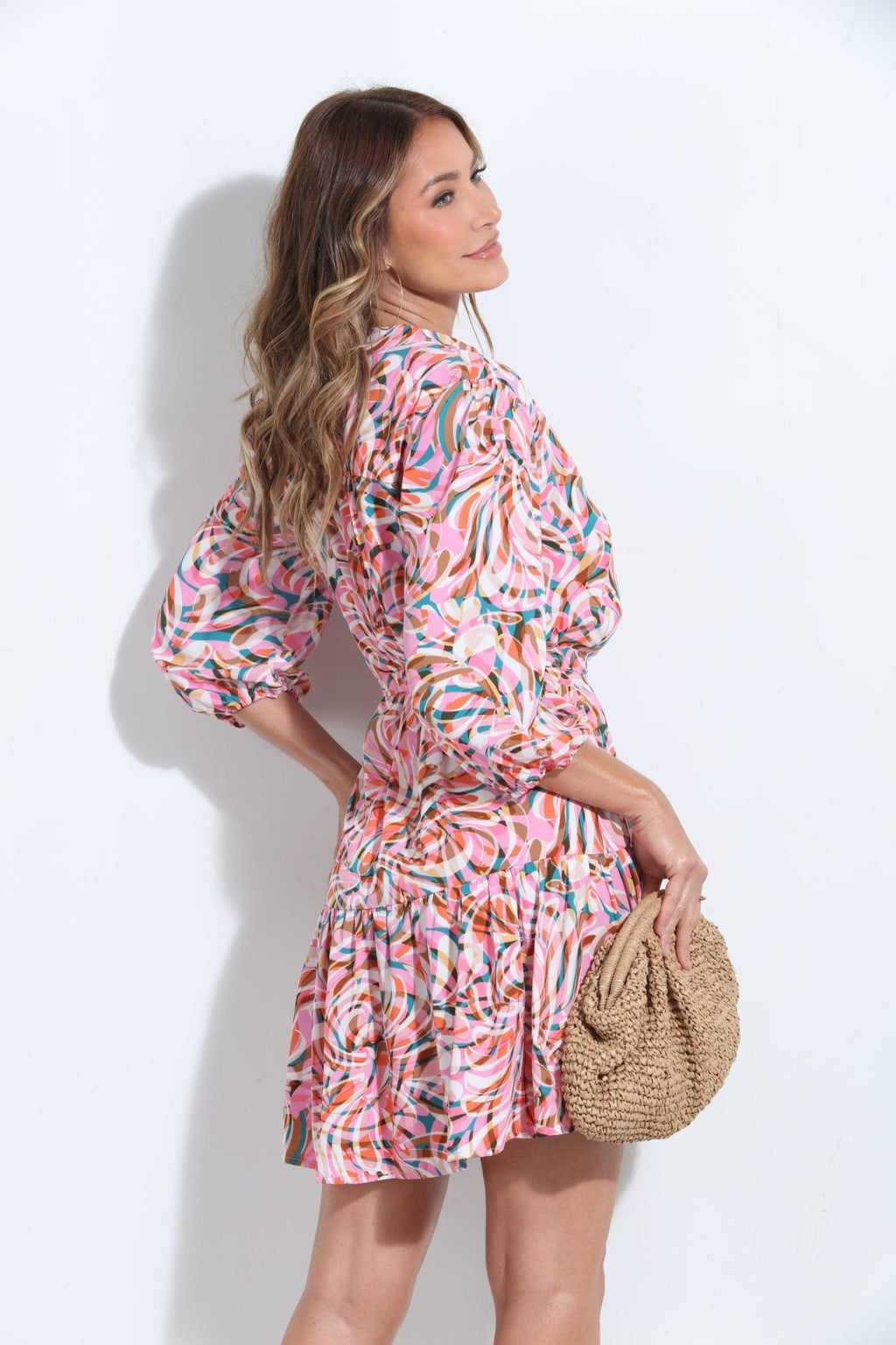 Lola Politan Shirt Dress with Belt-FINAL SALE