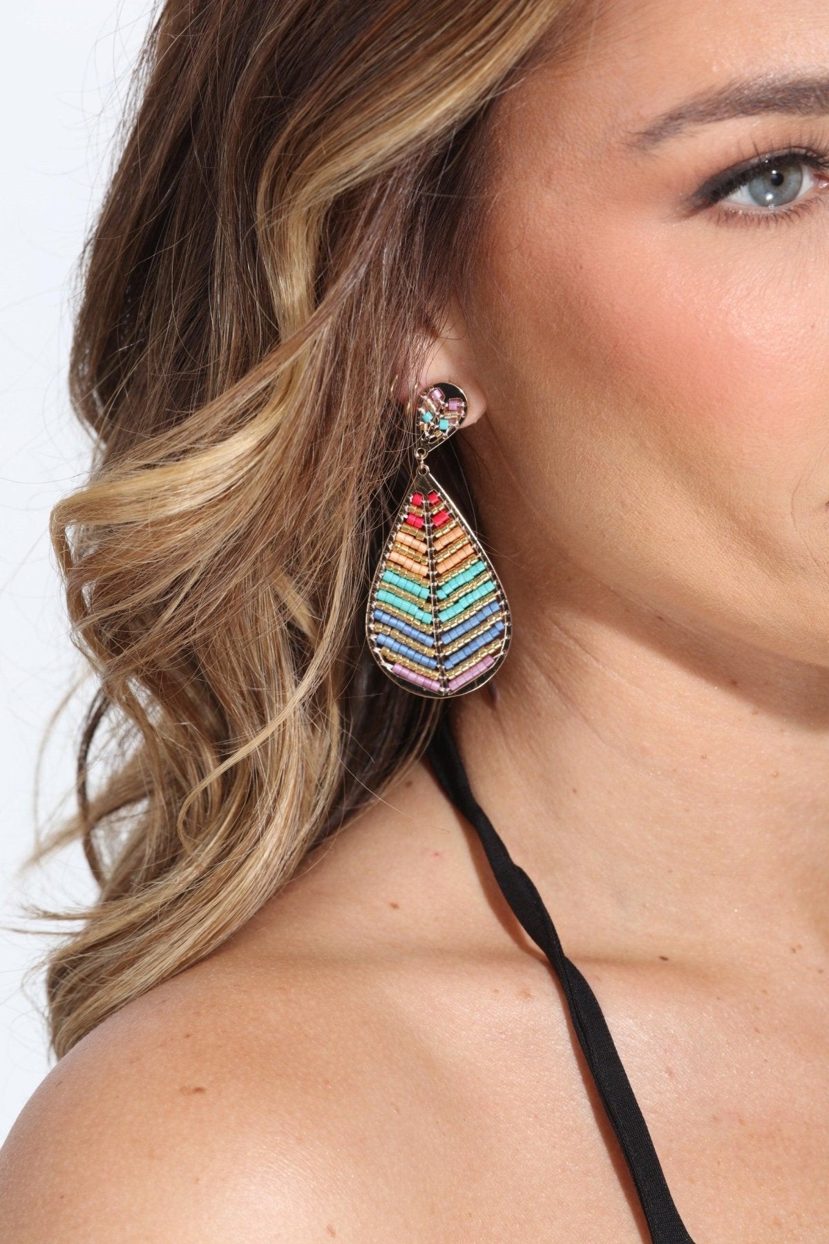 Penelope Rainbow Teardrop Earrings