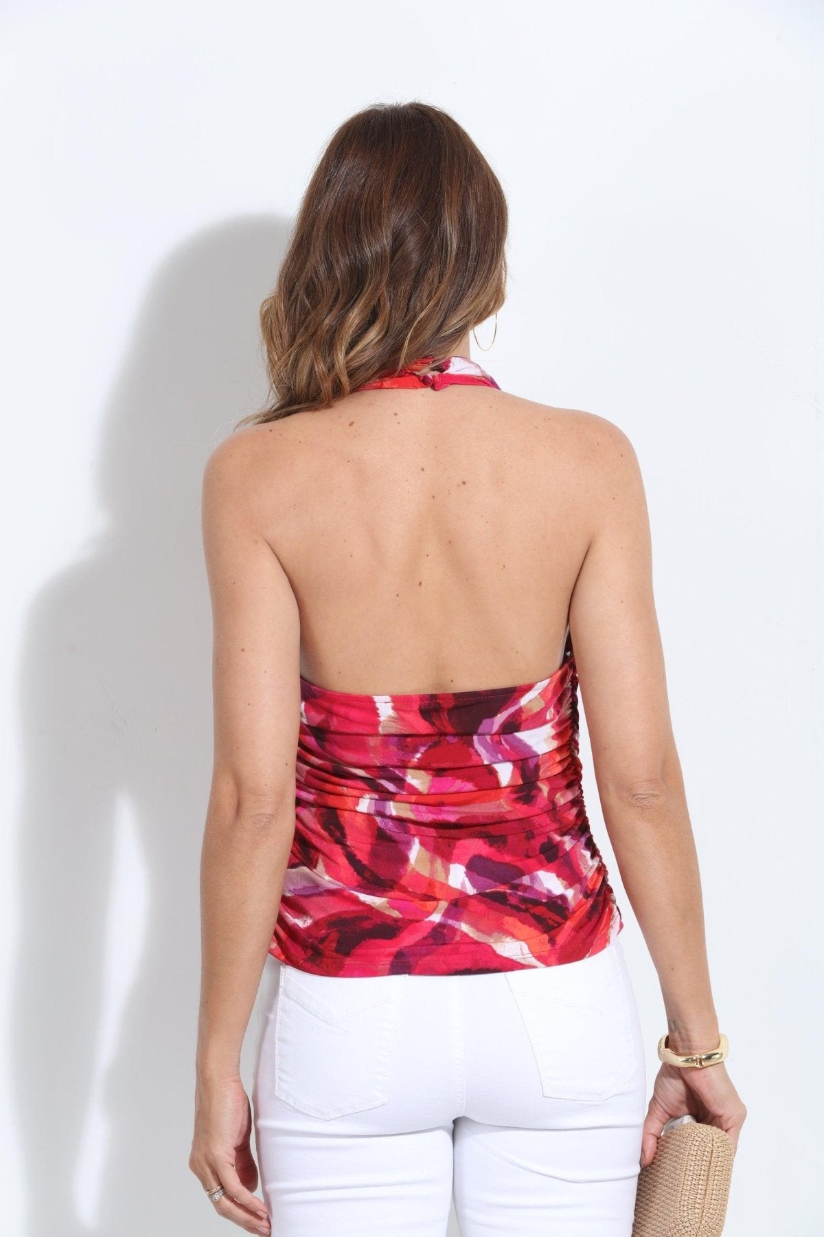 Lolita Shirred Halter Top-FINAL SALE