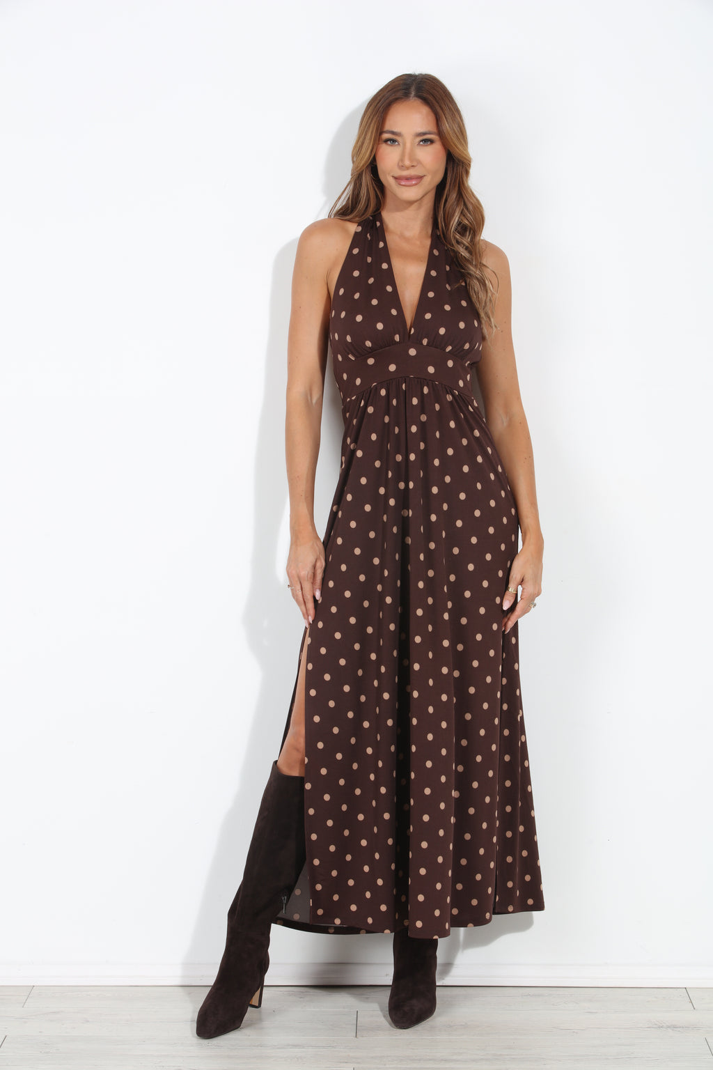 Cameron Stretch Halter Maxi-BEST SELLER