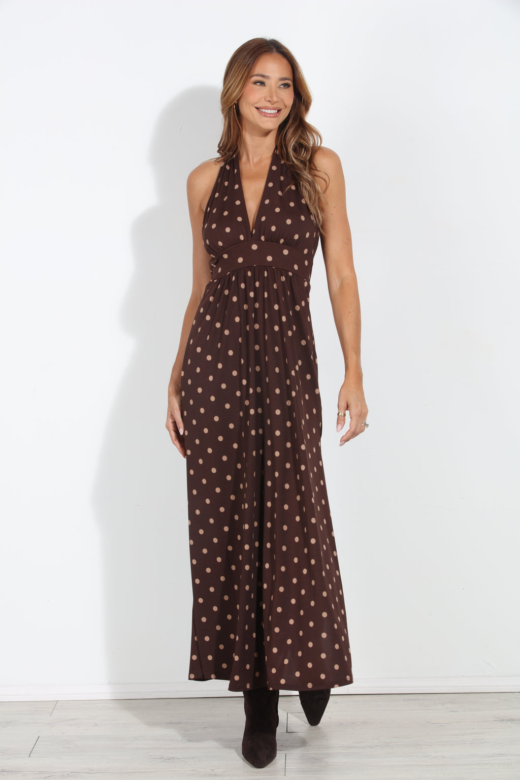 Cameron Stretch Halter Maxi-BEST SELLER
