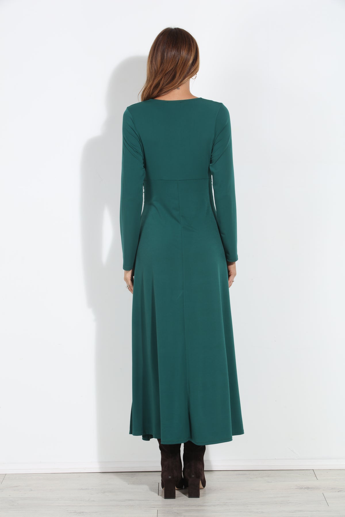 Hunter Stretch Twist Long Sleeve Maxi
