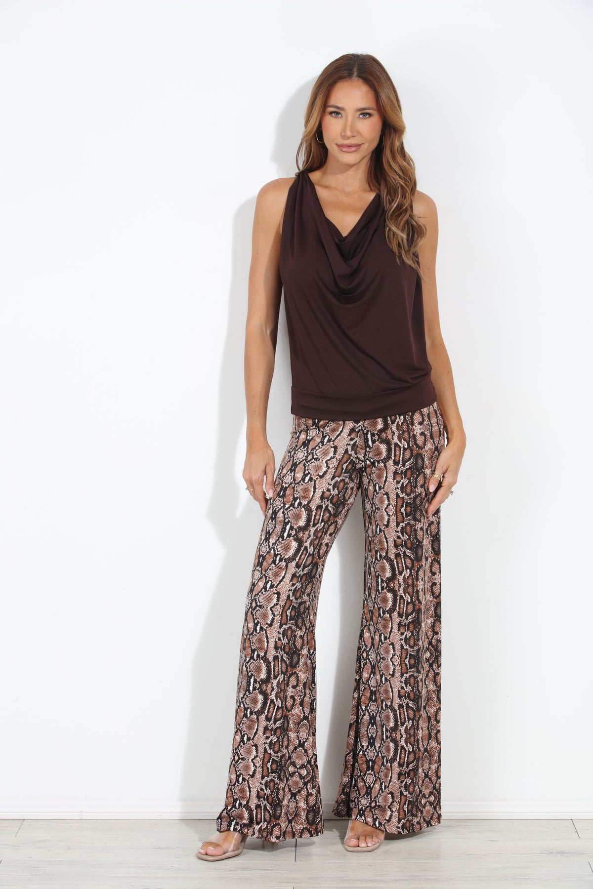Valise Stretch Wide Leg Pants-BEST SELLER