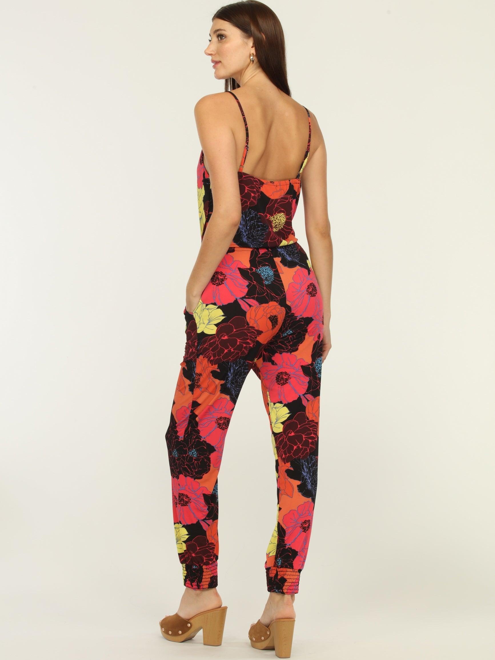 Cheri Cowlneck Stretch Jumpsuit-FINAL SALE