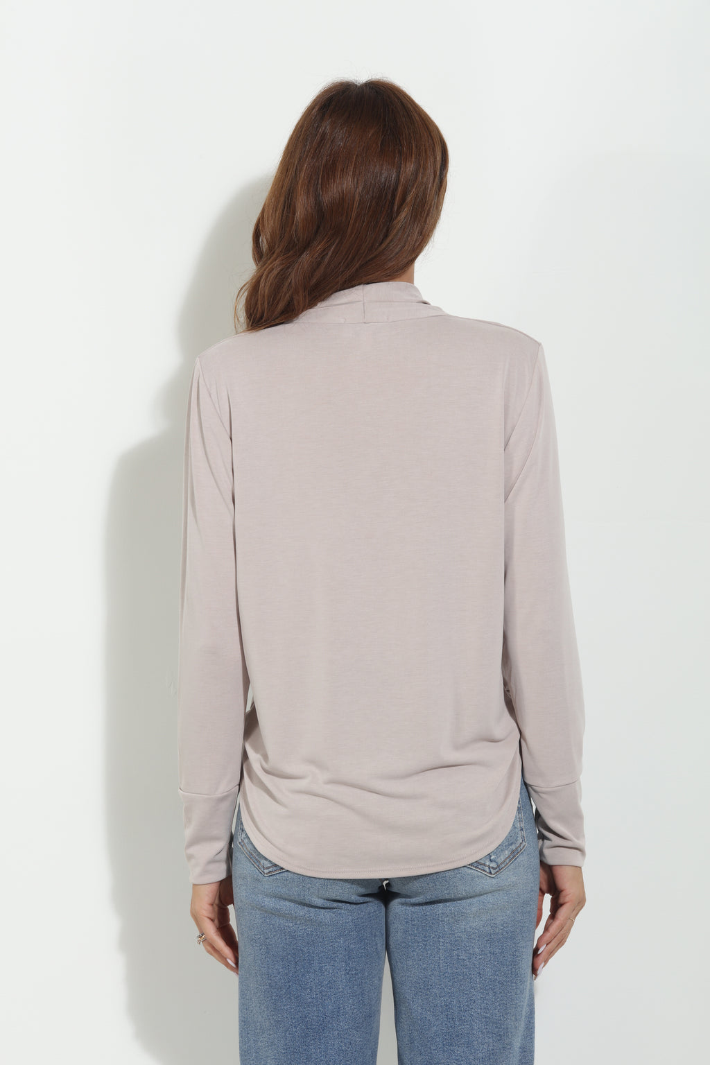 Chai Cupro Draped Surplice Top - BEST SELLER