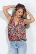 Kaycee V-Neck Sleeveless Top-FINAL SALE