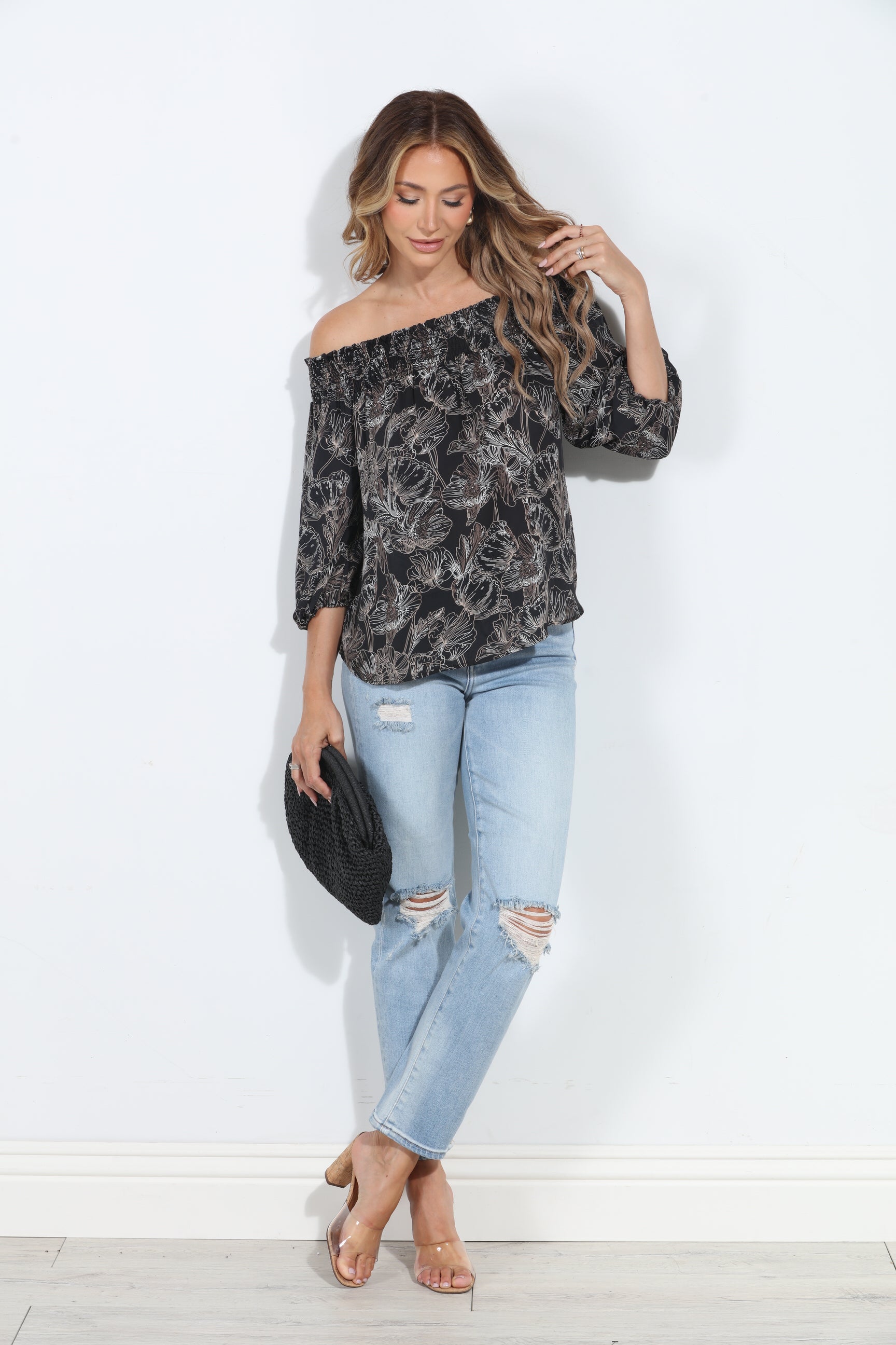 Belinda OTS Blouse