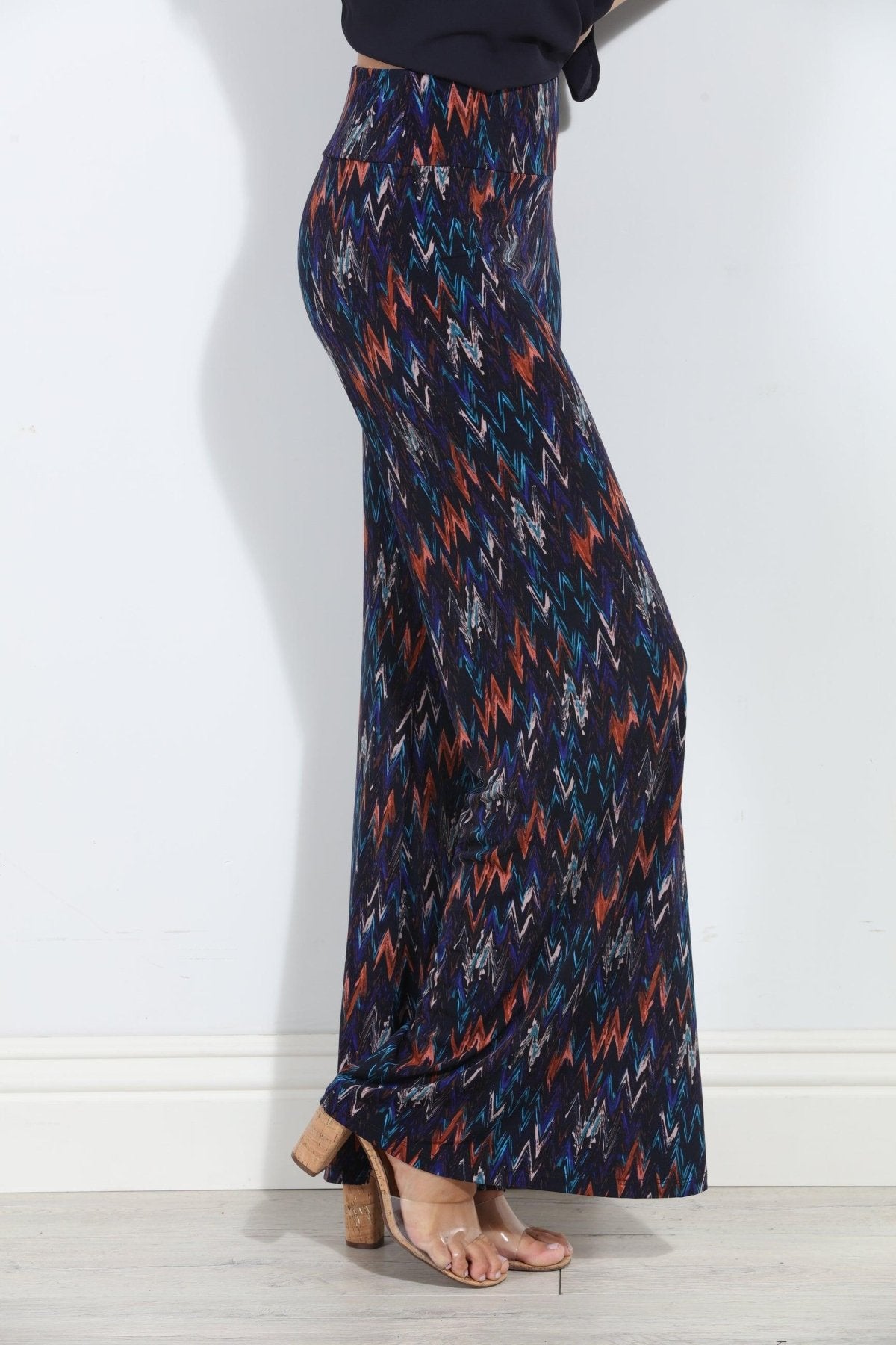 Anjela Stretch Wide Leg Pants-FINAL SALE